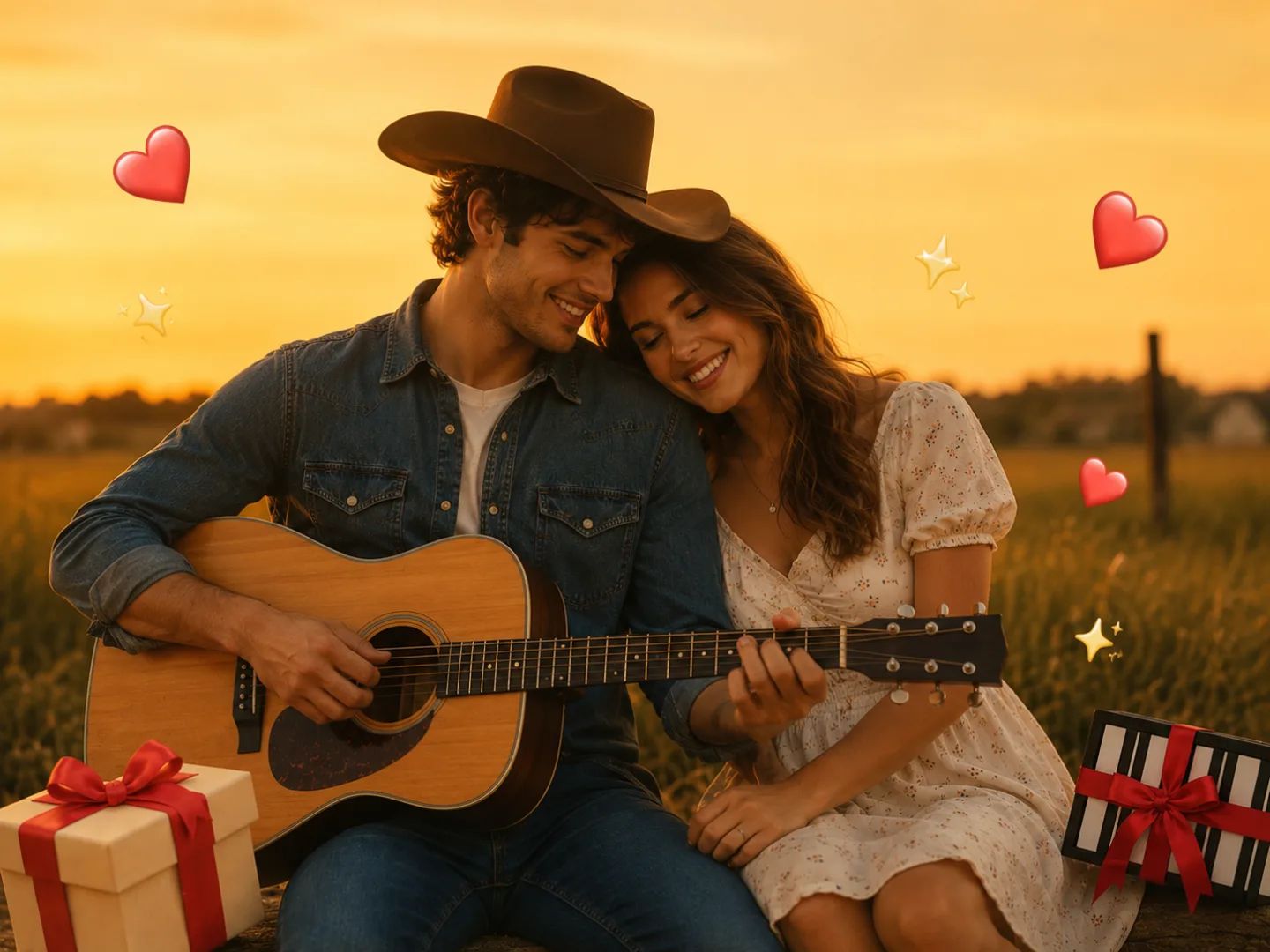 Content creator scoring a video with a royalty-free country track