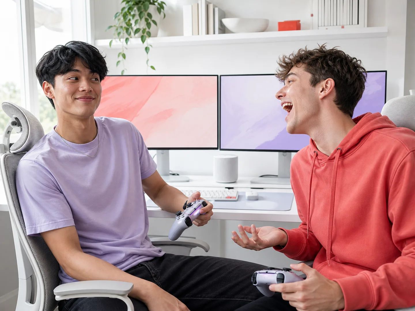 Gamer premiering a diss track against a rival