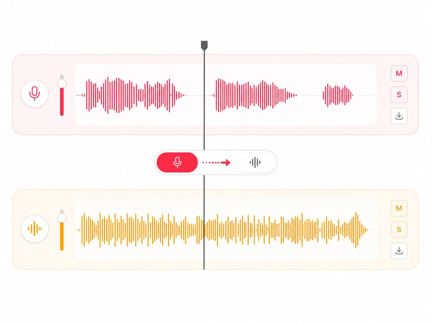 Keep the original vocal to practise against