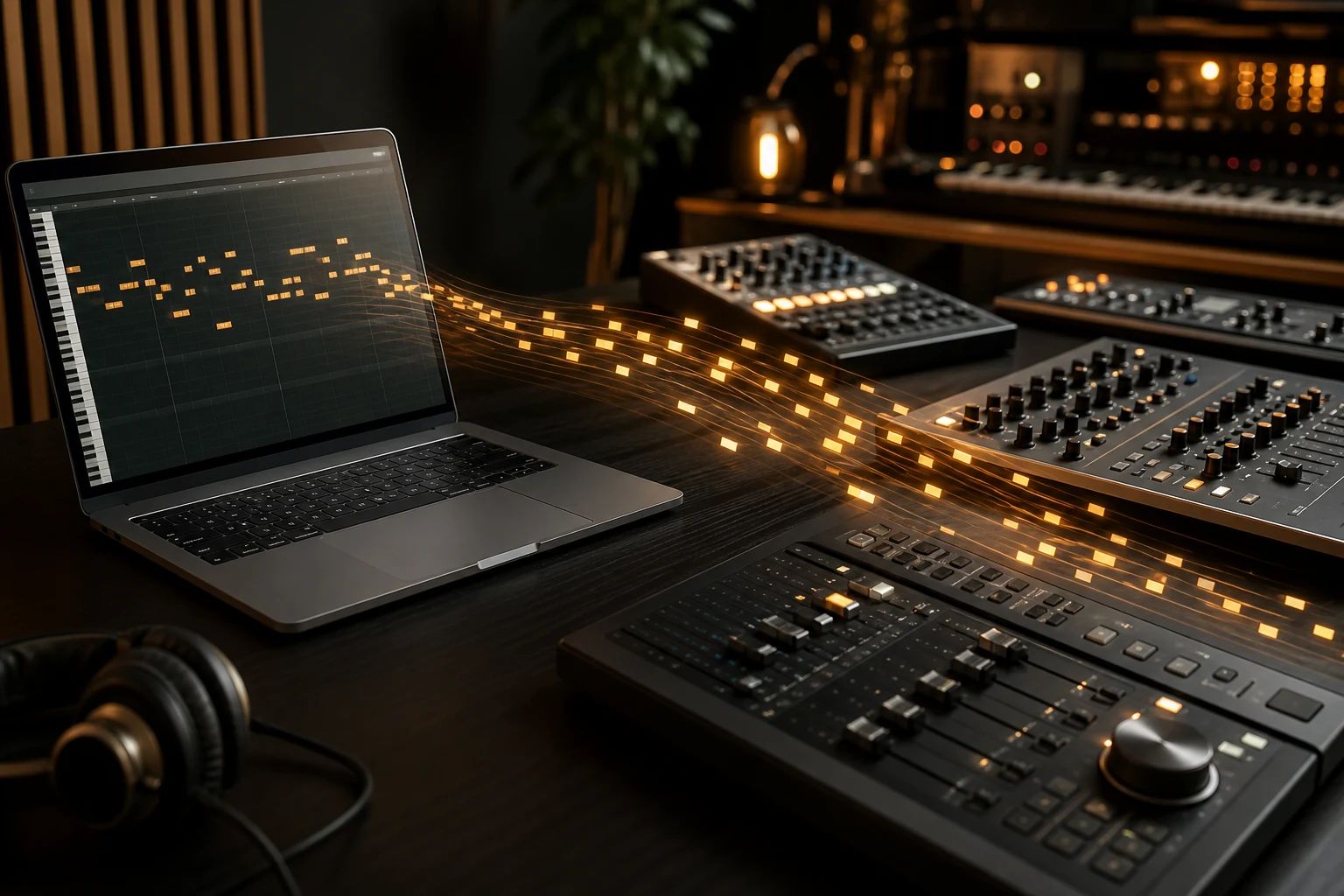 MIDI export compatible with Reaper, Ableton, Cubase, Logic Pro, FL Studio and GarageBand