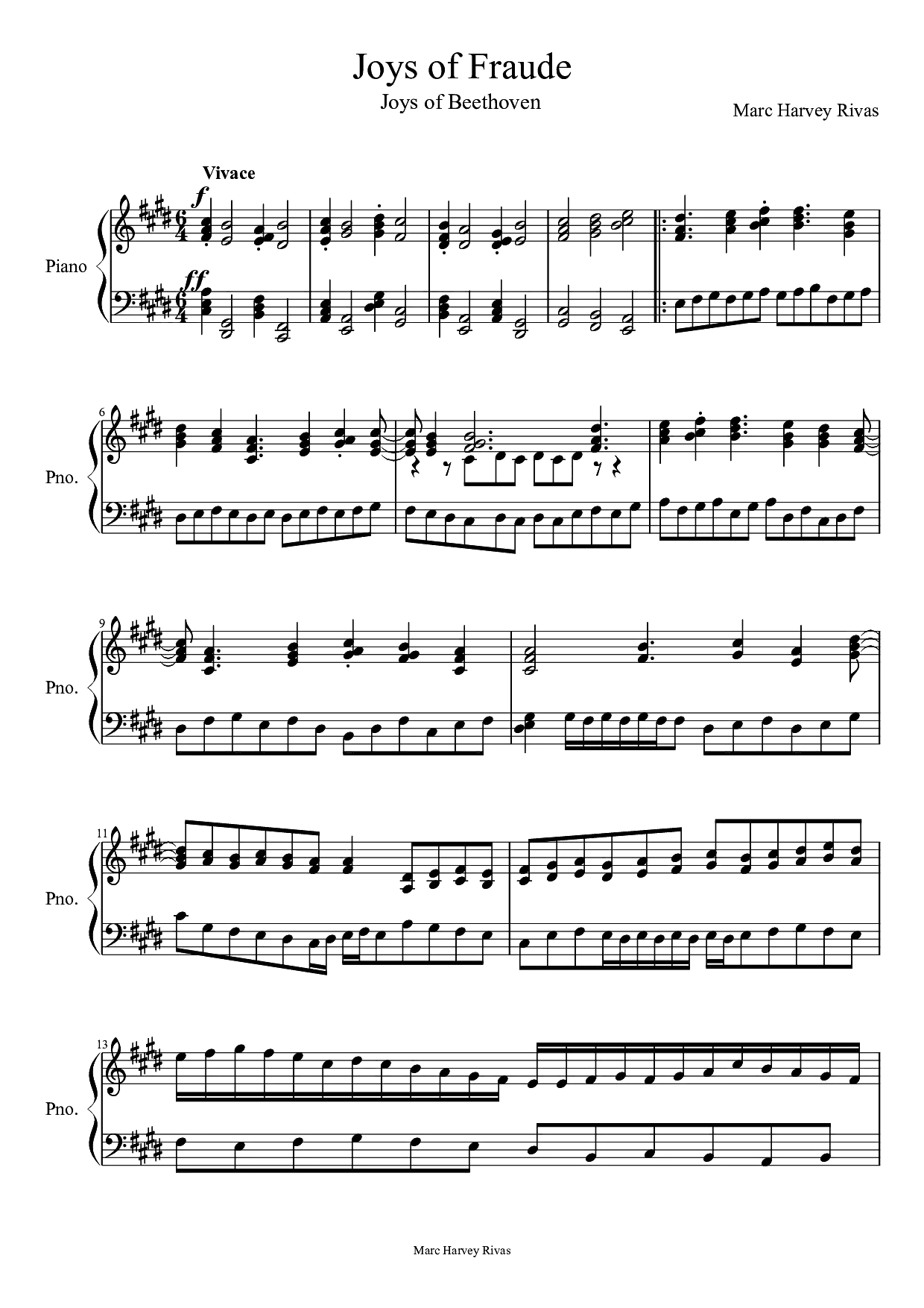 Ode to Joy — Seite 1