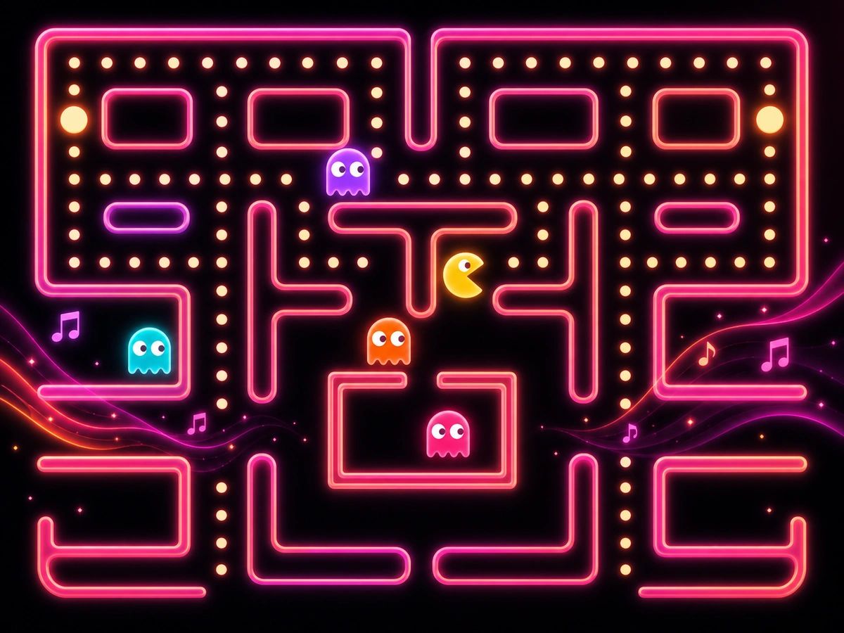 Música de fondo en bucle y temas para un mundo de videojuego