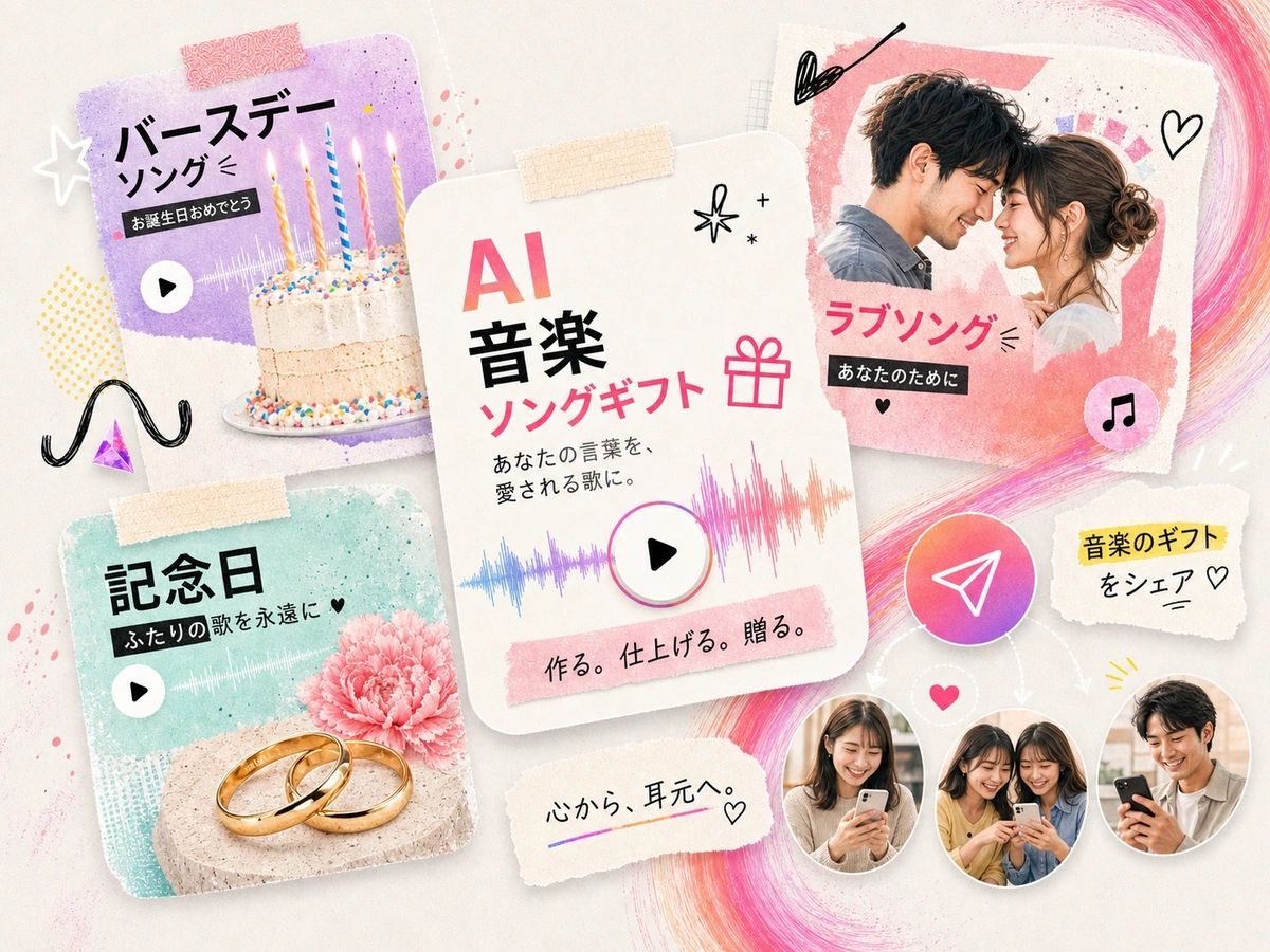 心のこもった贈り物として作られたパーソナライズソング