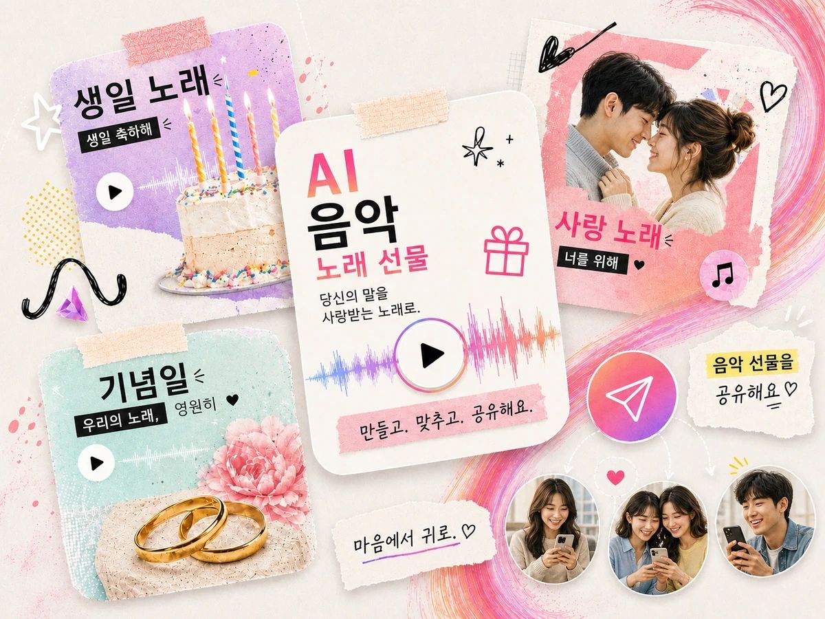 진심을 담은 선물로 만든 맞춤 노래