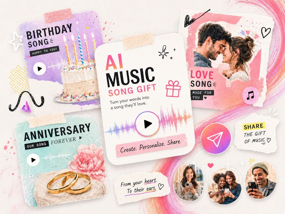 A personalized song created as a heartfelt gift