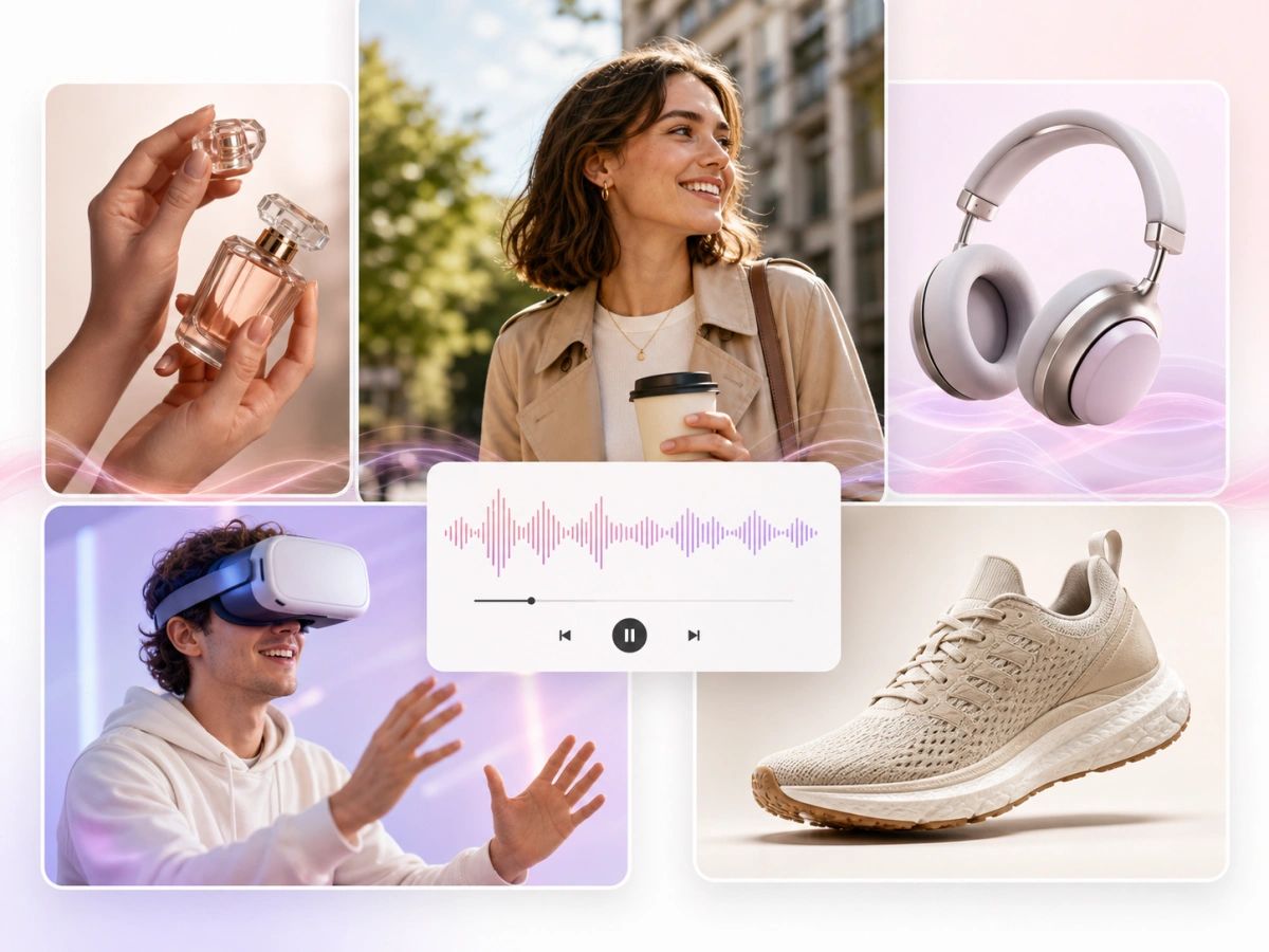 Brand-Musik und Werbe-Soundtrack-Assets für eine Kampagne