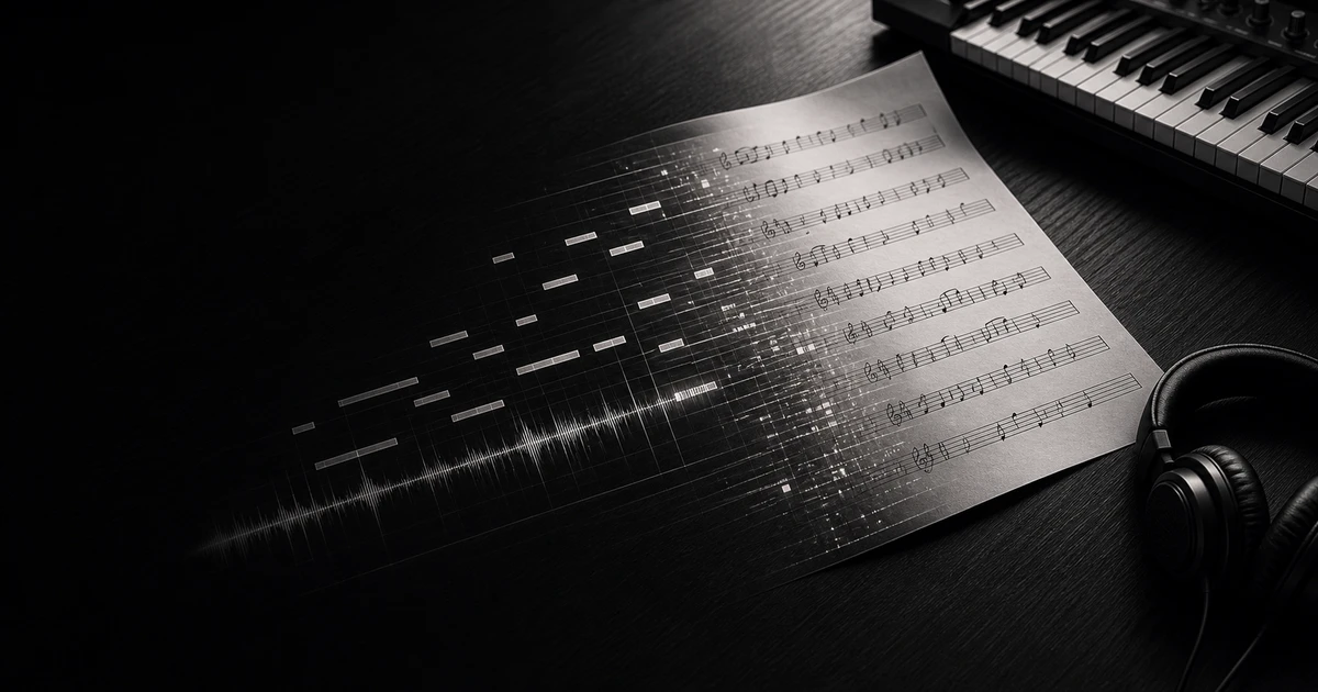 Sheet Music to MIDI — Convert sheet music images and PDFs into editable MIDI files.